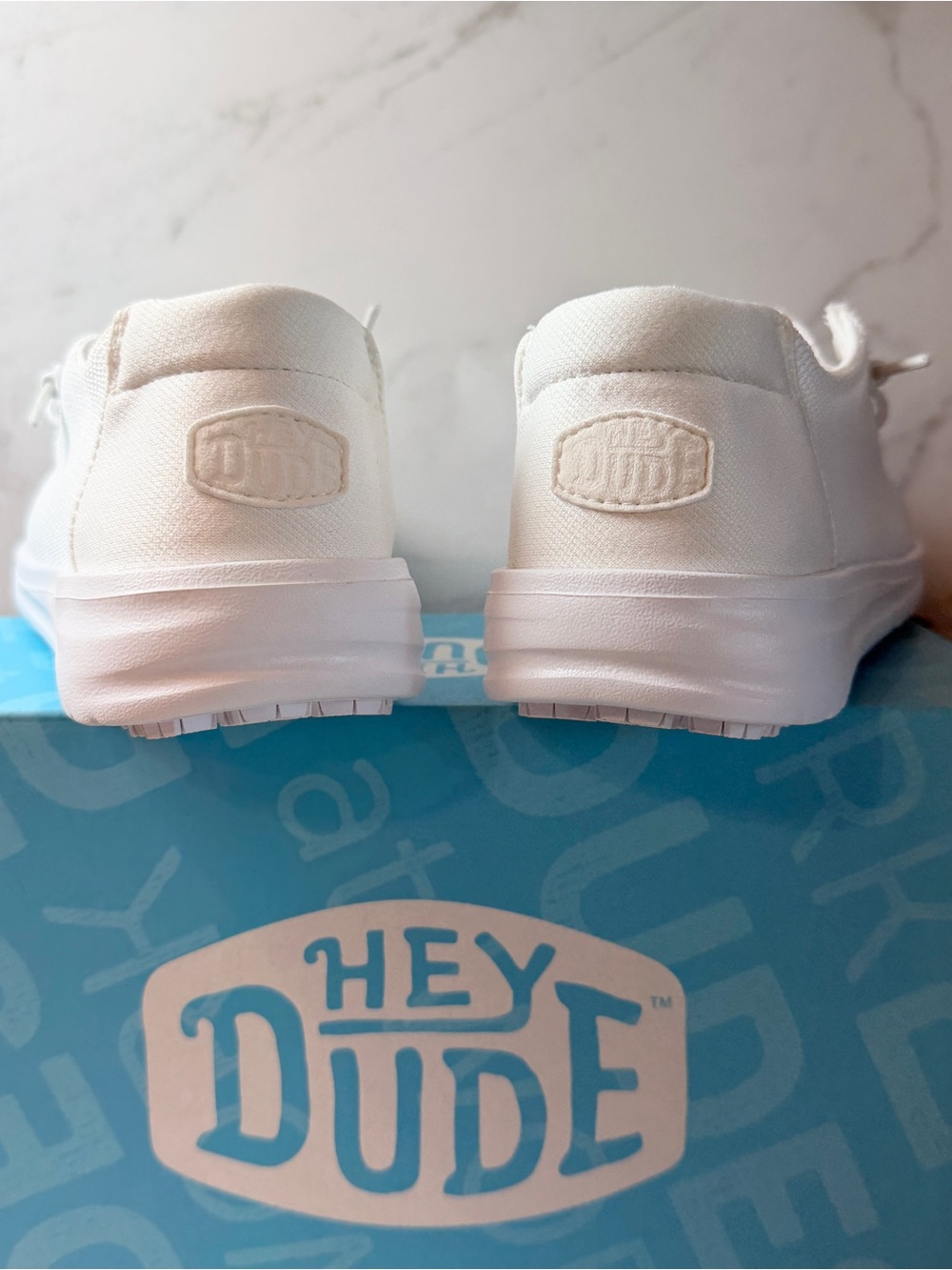 New In Box - Hey Dudes Women’s Wendy Stretch Sox Show | White - Picture 5 of 7